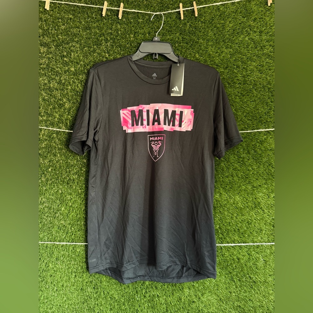 Men’s Size M Adidas Black Inter Miami CF Aeroready T-shirt